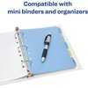 Avery Dividers, Mini, 5Tab, Write-On 5PK AVE16180